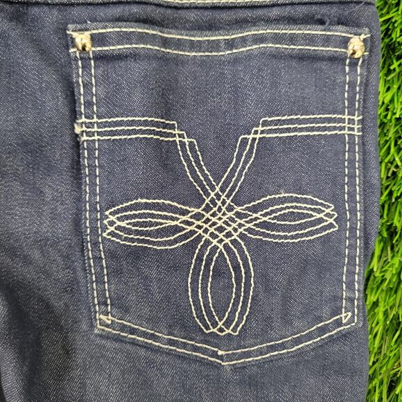Vintage 80s Western Bootcut Jeans Womens 6 29x31 Blue - Picture 14 of 16